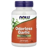 NOW Foods, чеснок без запаха, 250 капсул (25 мг в 1 капсуле)