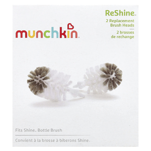 Munchkin, ReShine ™, сменные насадки-щетки, 2 шт. В упаковке (Товар снят с продажи) 