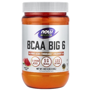 NOW Foods, Спорт, аминокислоты с разветвленной цепью, арбуз, 600 г (21,16 унции)