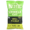 Kettle Foods, Krinkle Cut™, картофельные чипсы, с маринованным укропом, 141 г (5 унций)