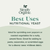 Simply Organic, Органические, питательные дрожжи, 1,32 унц. (37 г) (Товар снят с продажи) 
