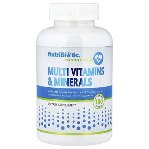 NutriBiotic, мультивитамины и минералы, 180 капсул