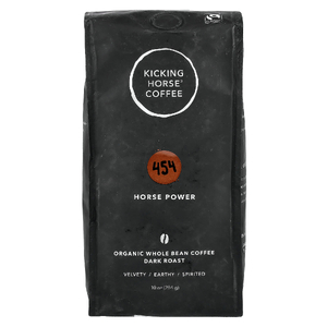 Kicking Horse, 454 Horse Power, органический кофе в зернах, темная обжарка, 284 г (10 унций)