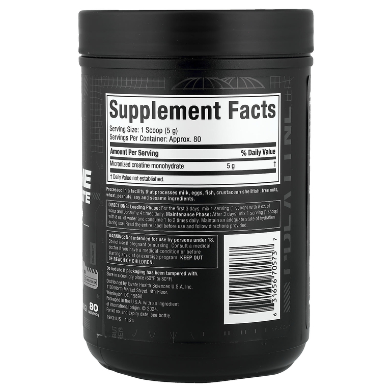 MuscleTech, моногидрат креатина, с нейтральным вкусом, 400 г (14,11 унции)