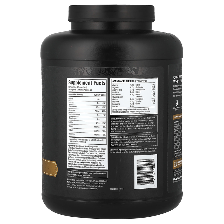 MuscleTech, сывороточный протеин, печенье и сливки, 2,27 кг (5 фунтов)