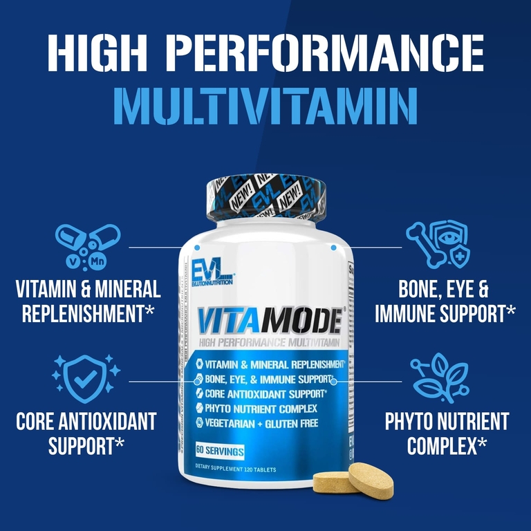EVLution Nutrition, мультивитамины, 120 таблеток
