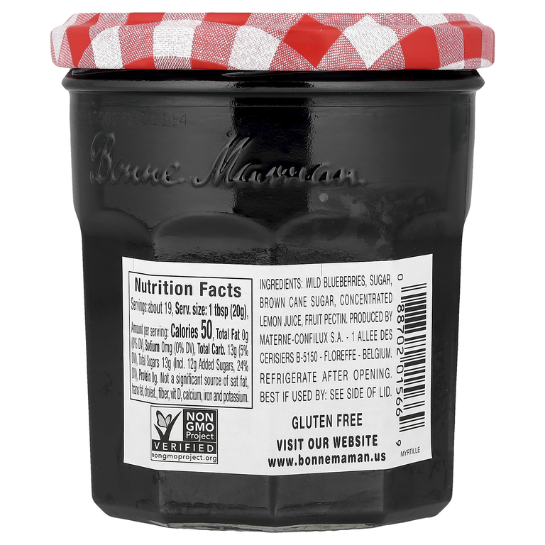 Bonne Maman, Варенье из дикой черники, 370 г (13 унций)