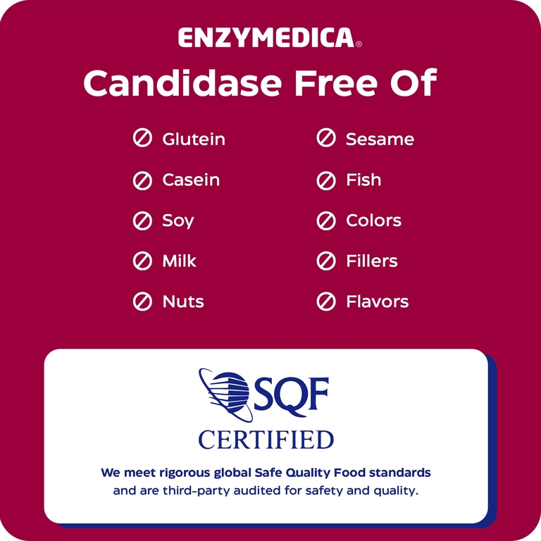 Enzymedica, смесь пищеварительных ферментов для поддержки баланса флоры в кишечнике, 42 капсулы
