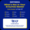 Enzymedica, комплекс пищеварительных ферментов для переваривания молочных продуктов, 30 капсул