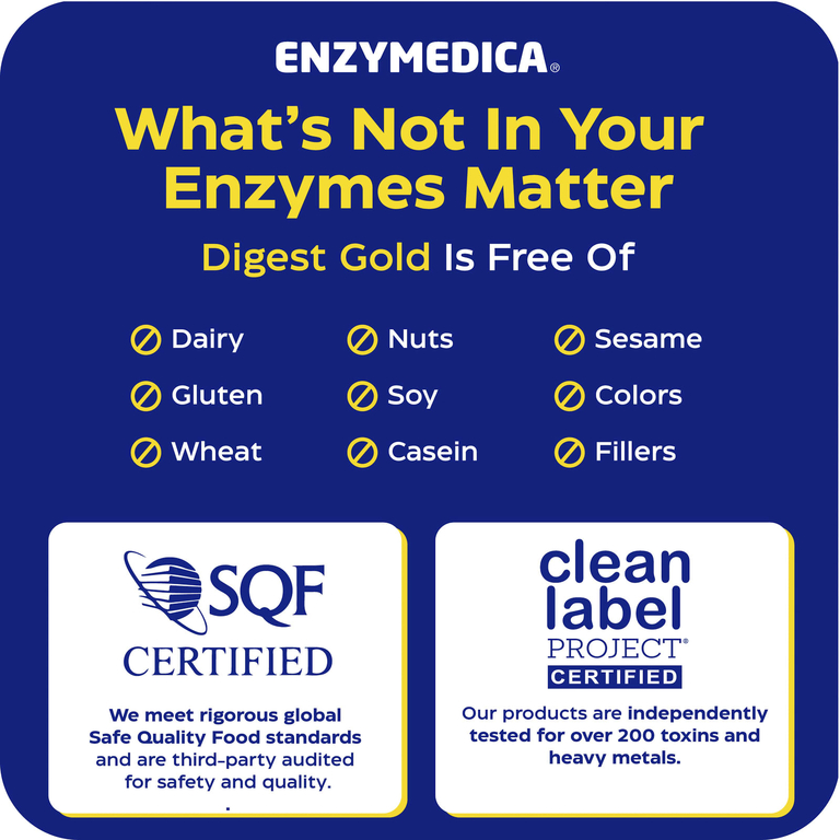Enzymedica, комплекс пищеварительных ферментов с ATPro®, максимальная сила действия, 21 капсула