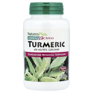 NaturesPlus, куркума, 400 мг, 60 капсул