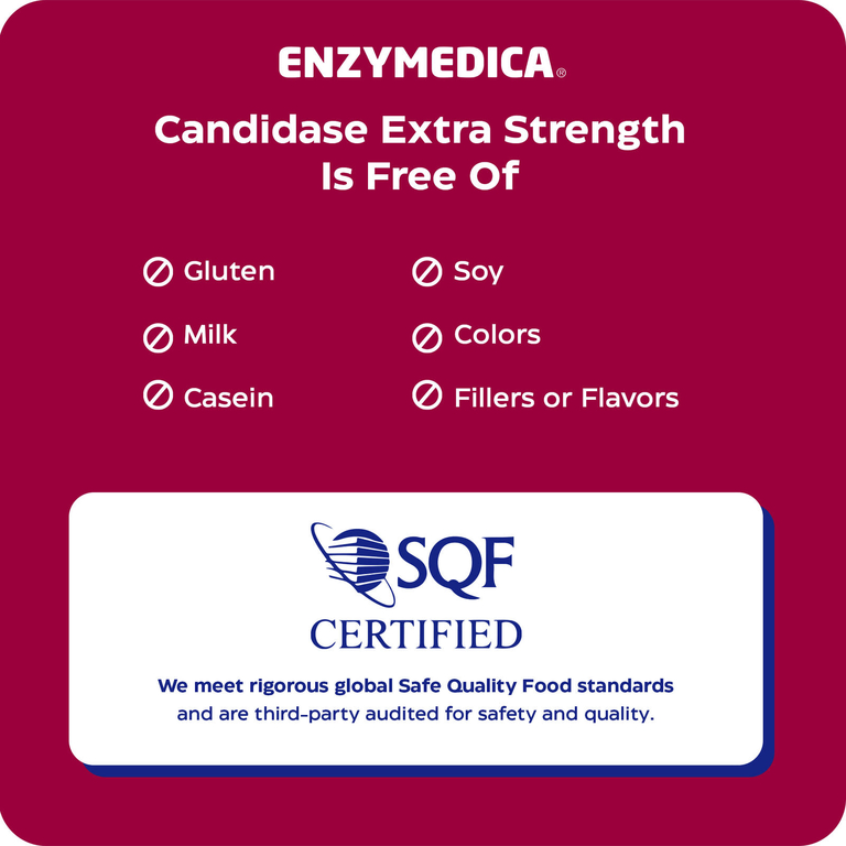 Enzymedica, Candidase®, 42 капсулы