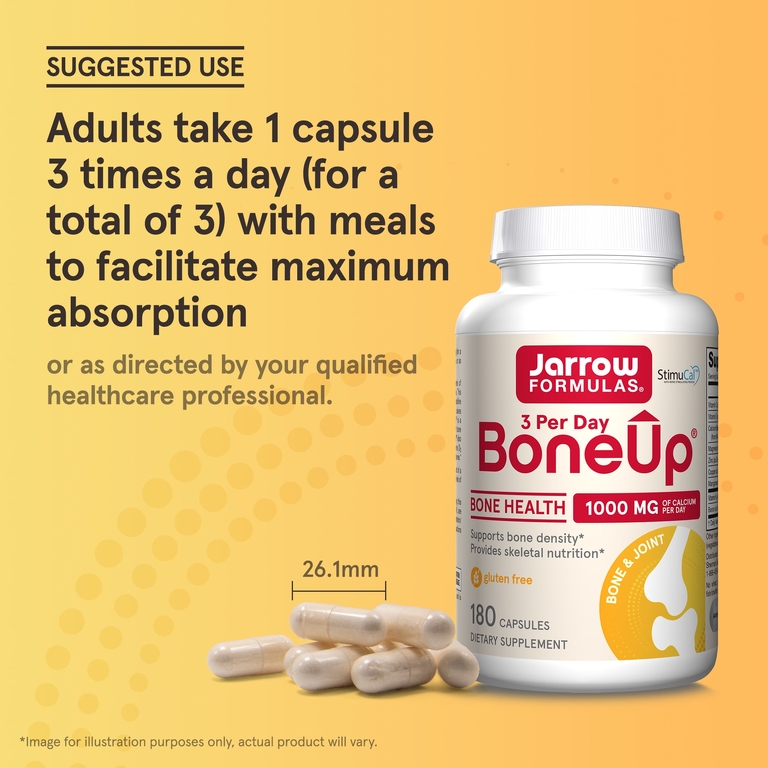 Jarrow Formulas, комплекс для поддержки плотности костной ткани с кальцием, 180 капсул