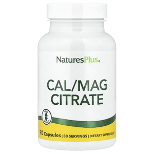 NaturesPlus, цитрат кальция и магния, 90 капсул