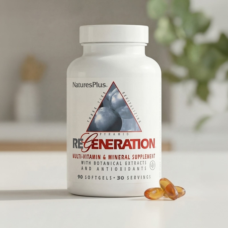 NaturesPlus, мультивитаминная и минеральная добавка, 90 желатиновых капсул