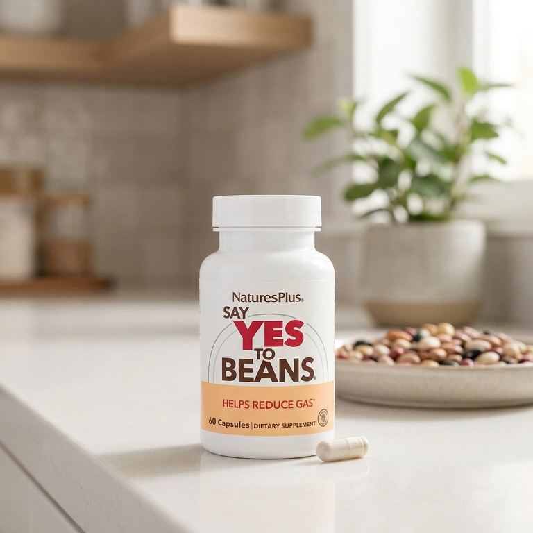 NaturesPlus, комплекс для улучшения пищеварения и уменьшения газообразования, 60 капсул
