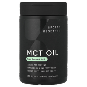 Sports Research, масло MCT, 120 капсул