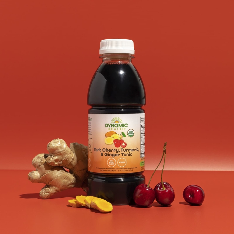 Dynamic Health, Вишневый тоник с куркумой и имбирем, 473 мл (16 жидк. унц.)