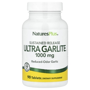 NaturesPlus, Чеснок с ослабленным запахом с длительным высвобождением, 1000 мг, 90 таблеток