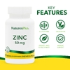 NaturesPlus, цинк, 50 мг, 90 таблеток