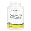 NaturesPlus, Кальций и магний, 500/250 мг, 180 таблеток