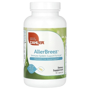 Zahler, AllerBreez, средство для поддержки иммунной системы, 90 капсул (Товар снят с продажи) 