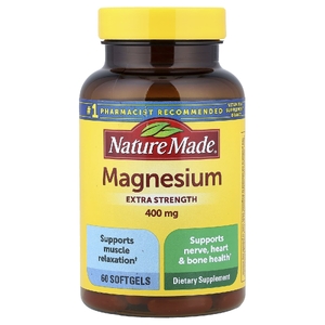 Nature Made, магний, 400 мг, 60 капсул