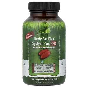 Irwin Naturals, комплекс для поддержки коррекции веса и повышения уровня оксида азота, 72 желатиновых капсулы