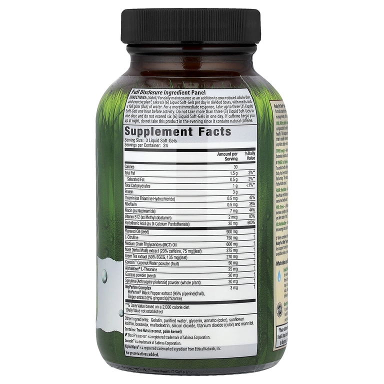 Irwin Naturals, комплекс для поддержки коррекции веса и повышения уровня оксида азота, 72 желатиновых капсулы