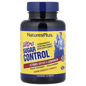 NaturesPlus, добавка для здорового баланса сахара, 60 таблеток