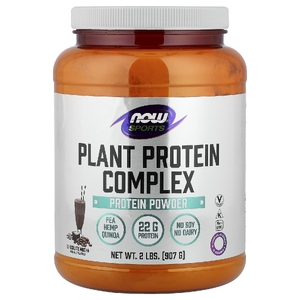 NOW Foods, Растительный протеиновый комплекс, шоколадный мокко, 907 г (2 фунта)