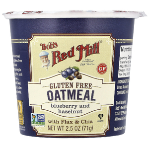 Bob's Red Mill, овсянка без глютена, черника и фундук, 71 г (2,5 унции) (Товар снят с продажи) 