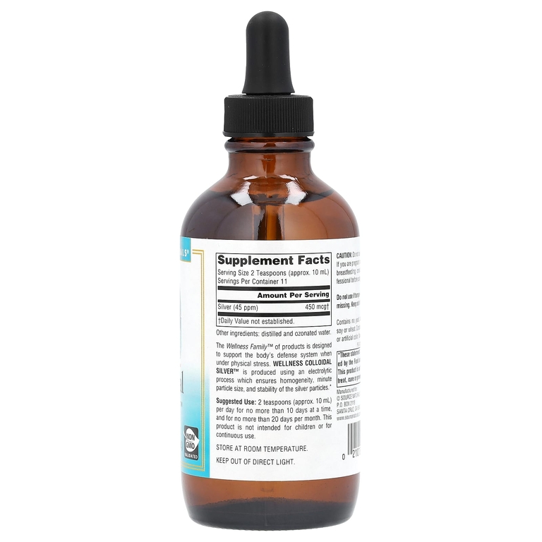 Source Naturals, коллоидное серебро, 118,28 мл (4 жидк. унции)