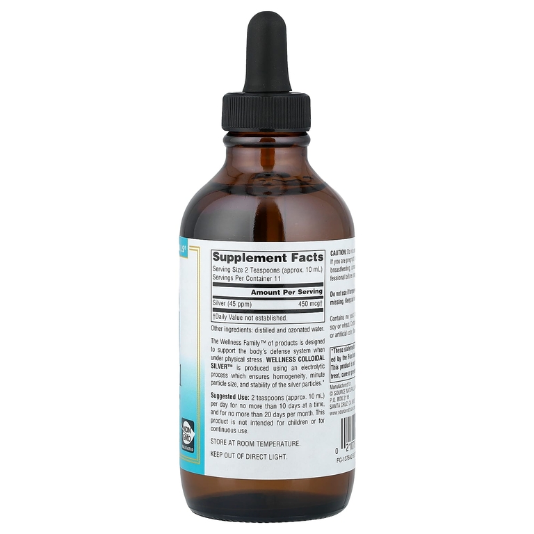 Source Naturals, коллоидное серебро, 118,28 мл (4 жидк. унции)