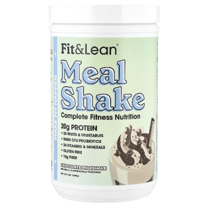 Fit & Lean, комплексное питание для физической активности, шоколадный молочный коктейль, 450 г (1 фунт)