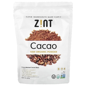 Zint, Необработанный органический порошок, какао, 227 г (8 унций)