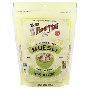 Bob's Red Mill, Тропические мюсли без глютена, манго и кокос, 14 унций (397 г)