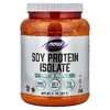 NOW Foods, Спорт, изолят соевого белка, натуральный, с нейтральным вкусом, 907 г (2 фунта)