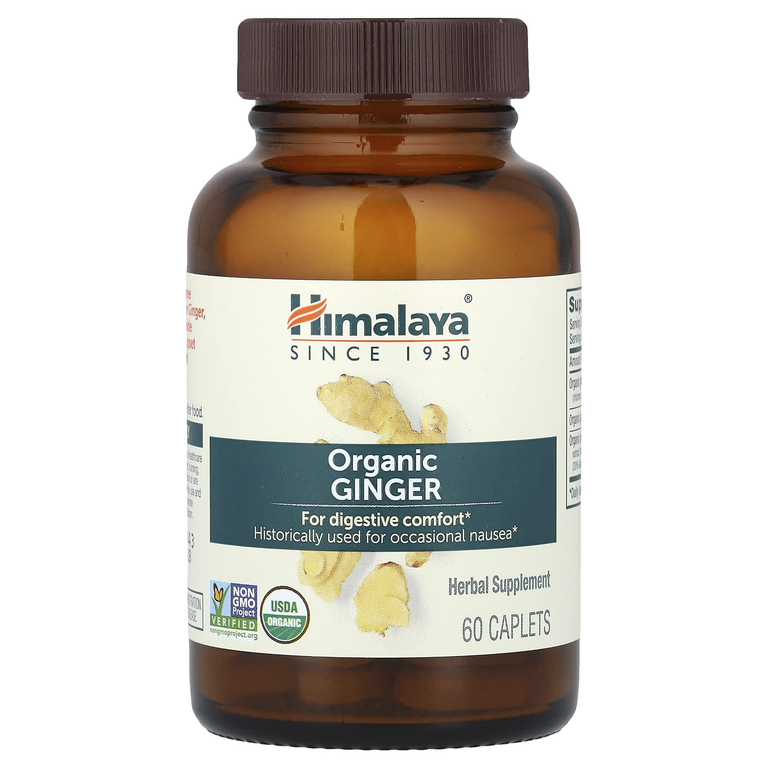 Himalaya, Органический имбирь, 60 капсул
