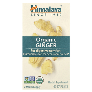 Himalaya, Органический имбирь, 60 капсул