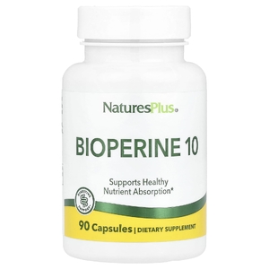 NaturesPlus, Биоперин, 90 капсул (10 мг в капсуле)