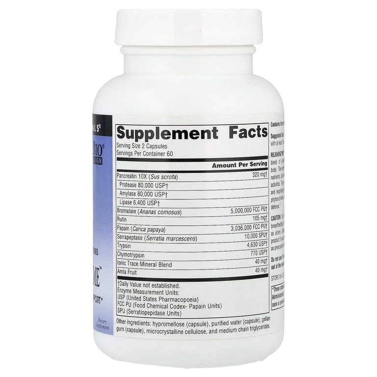 Source Naturals, комплекс пищеварительных ферментов, 120 капсул