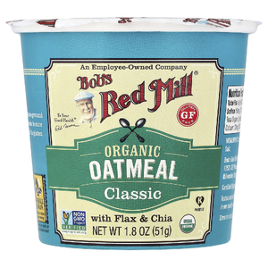 Bob's Red Mill, Органическая овсянка с семенами льна и чиа, 1,8 унц. (51 г) (Товар снят с продажи) 