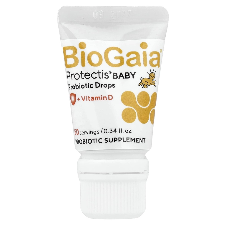 BioGaia, пробиотик в каплях с витамином Д для детей, 10 мл (0,34 жидк. унции)