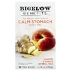 Bigelow, Benefits®, успокаивающий травяной чай, имбирь и персик, без кофеина, 18 чайных пакетиков, 40 г (1,44 унции)