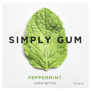 Simply Gum, Жевательная резинка, мятная, 15 штук