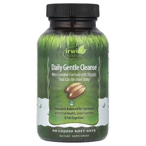 Irwin Naturals, формула без слабительного для улучшения пищеварения и поддержки работы печени, 60 капсул с жидкостью