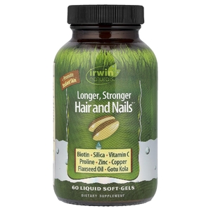 Irwin Naturals, комплекс для волос и ногтей, 60 желатиновых капсул