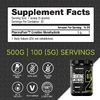 NutraBio, микронизированный моногидрат креатина, 500 г (1,1 фунта)