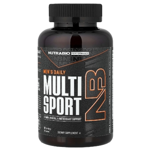 NutraBio, мультивитаминная добавка для мужчин, ведущих активный образ жизни, 120 капсул